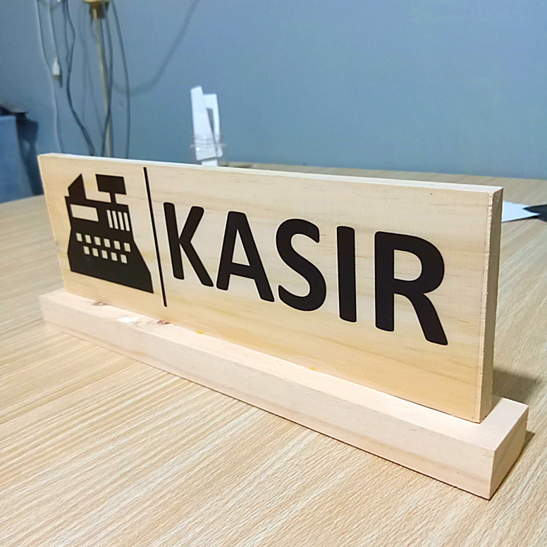 

Papan tanda meja "kasir" papan tanda, sign board