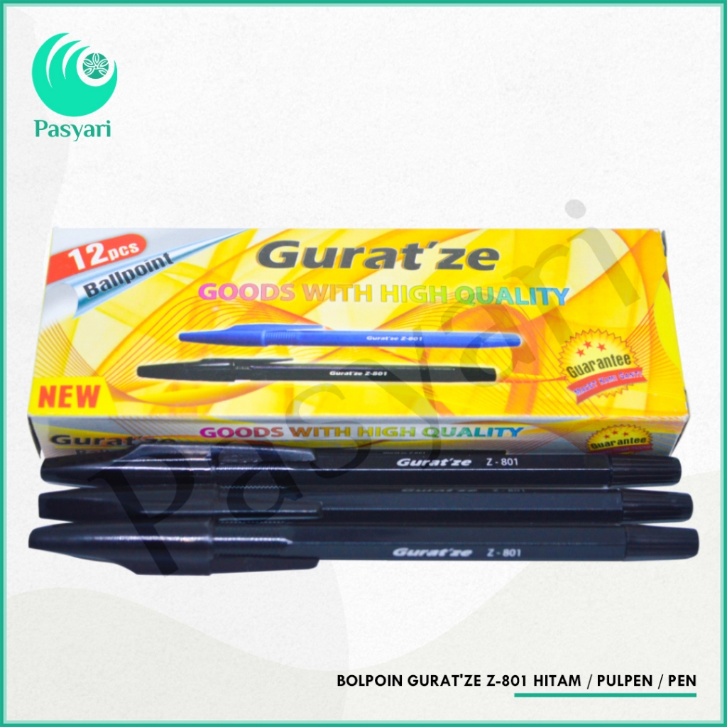 

BOLPOIN GURAT'ZE Z-801 HITAM / PULPEN / PEN