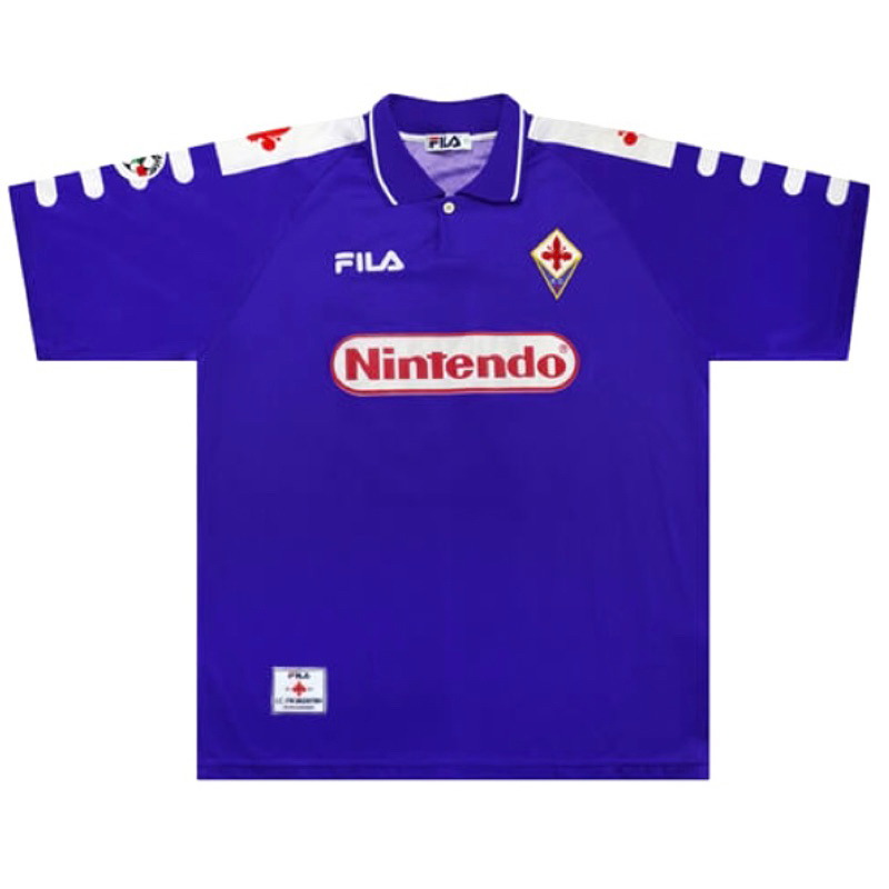 JERSEY BAJU BOLA RETRO FIORENTINA FLORENCE HOME 98/99