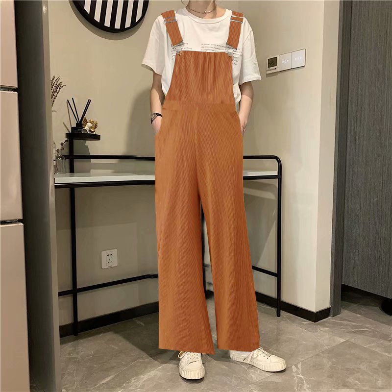 OVERALL KULOT PLISKET / Jumpsuit plisket overall / Overall/Jumpsuit Celana Plisket