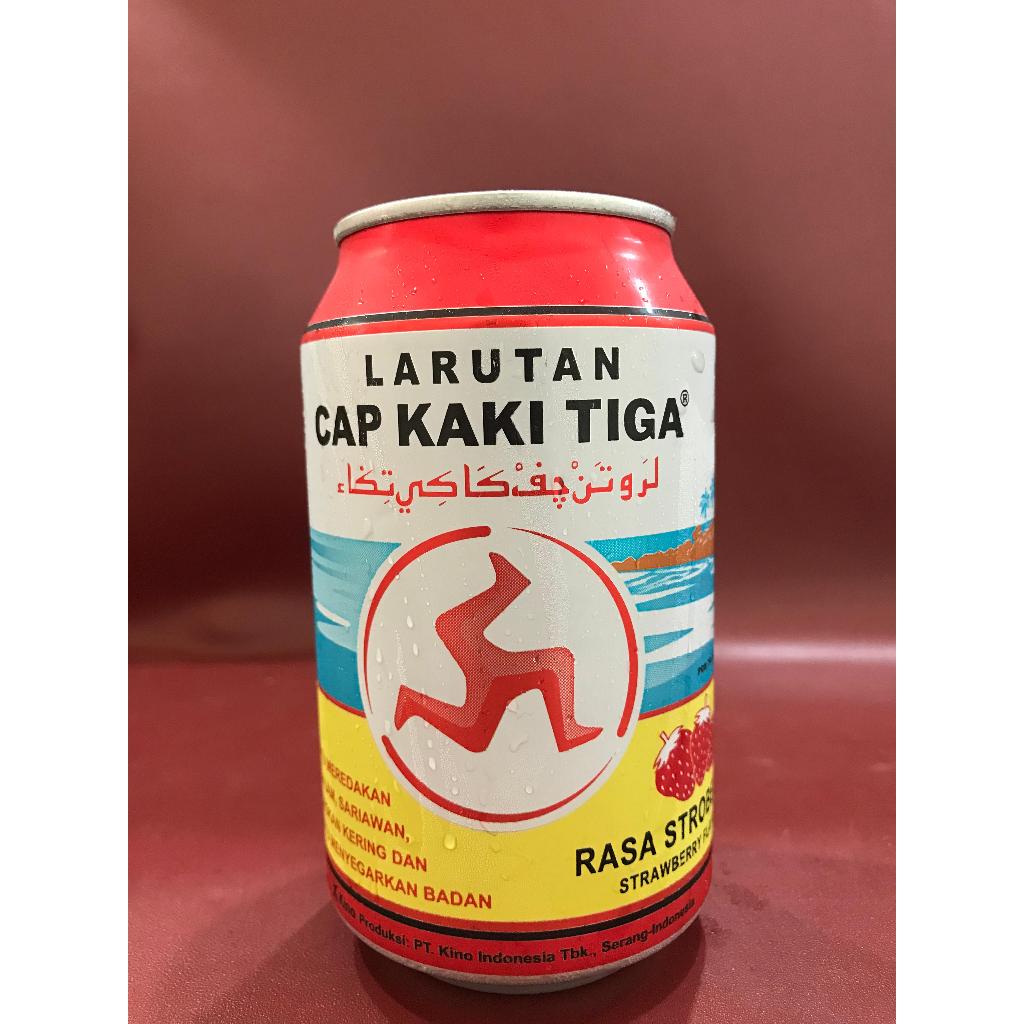 

Cap KakiTiga Strawberry 320ml - Minuman Cap KakiTiga Rasa Strawberry