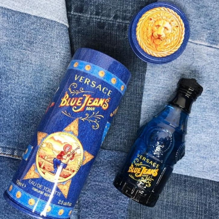 PARFUM ORI VERSACE BLUE JEANS EDT 75 ML MEN