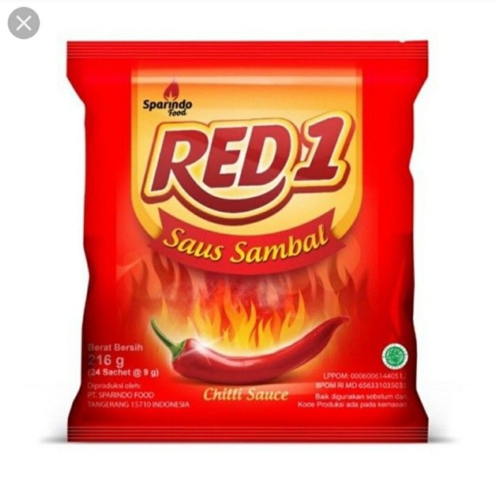 

Red1 Saos Sambal Stick Isi 24Pcs x 9Gr