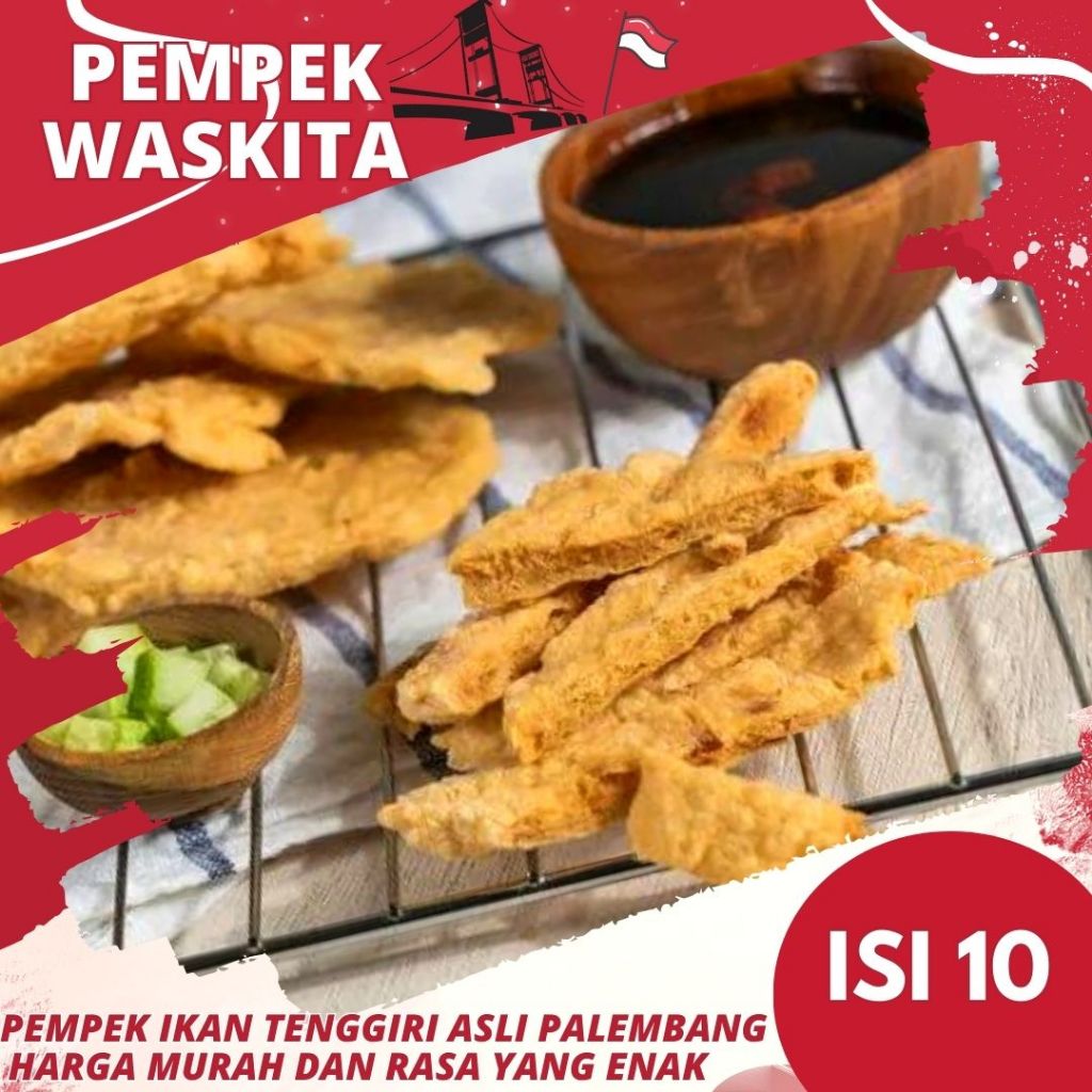 

PEMPEK PALEMBANG KUALITAS PREMIUM HARGA TERJANGKAU [ PAKET KULIT ] 10 PCS PEMPEK