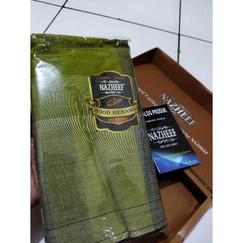 sarung tenun NAZHEEF elite 8000 benang