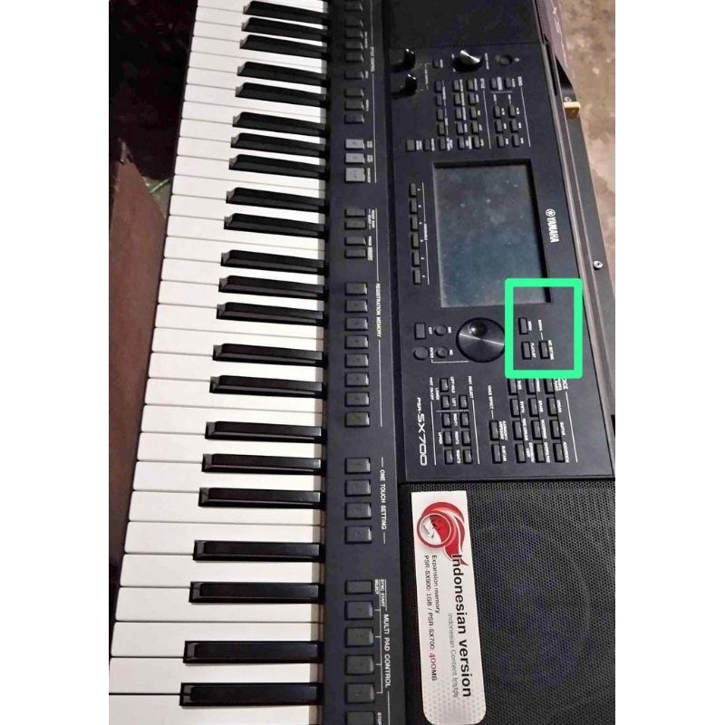 Karet Tombol Menu Mic Setting Keyboard Yamaha Sx 700 900 Original