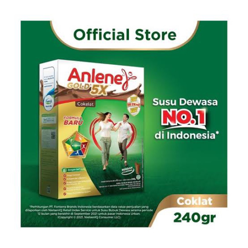 

ANLENE GOLD COKLAT 240 GR