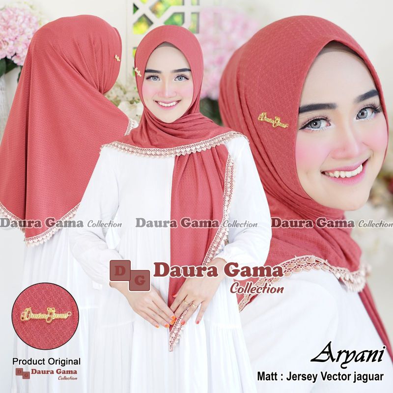 hijab segitiga instan Aryani ORI dauragama