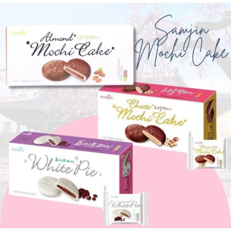 

Samjin Mochi cake / mochi Korean / cemilan import 186gr