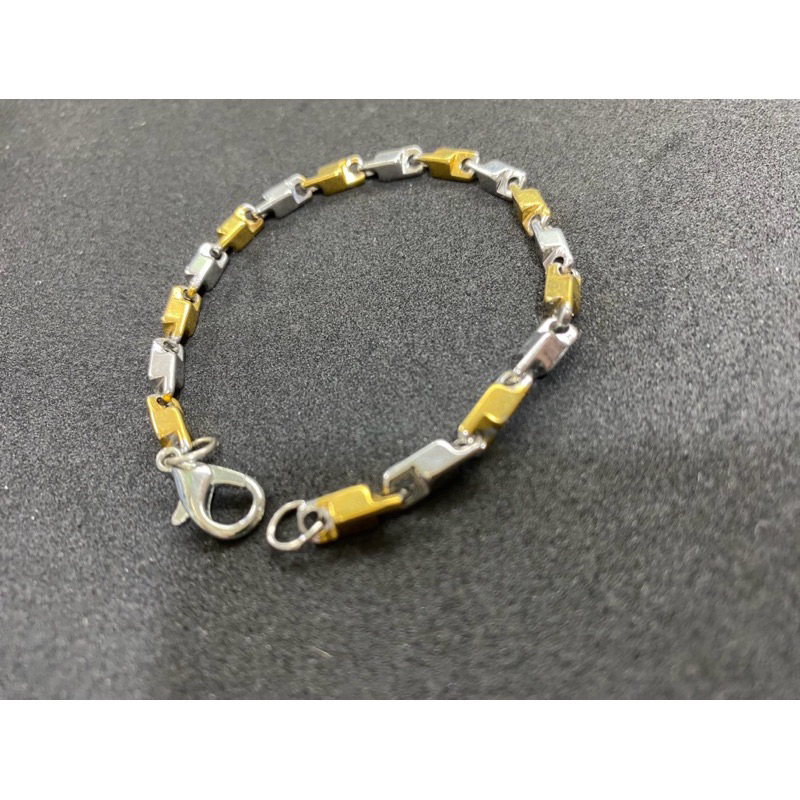 [COD]GELANG RANTAI KOMBINASI TITANIUM 100% Pria Wanita