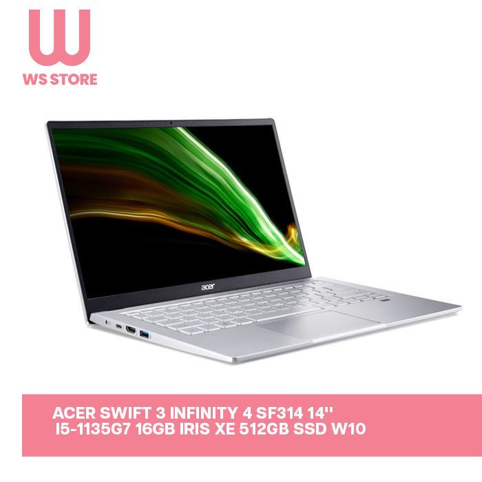 ACER SWIFT 3 Infinity 4 SF314 14" i5-1135G7 16GB Iris Xe 512GB SSD W10