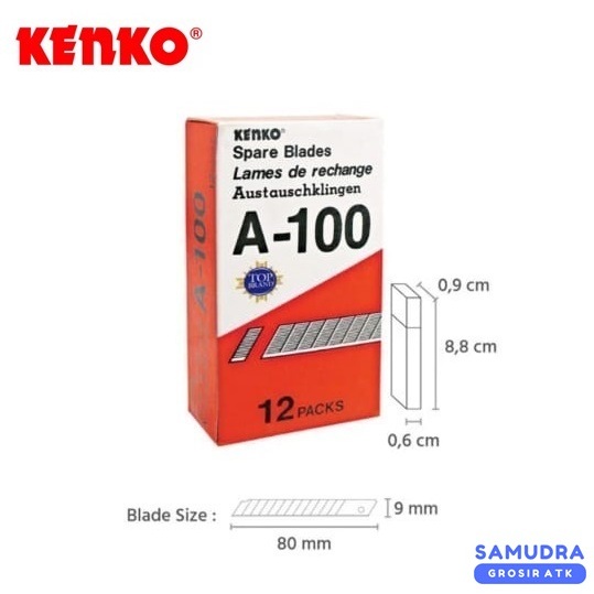 

Kenko Isi Cutter Kecil 9 mm A100