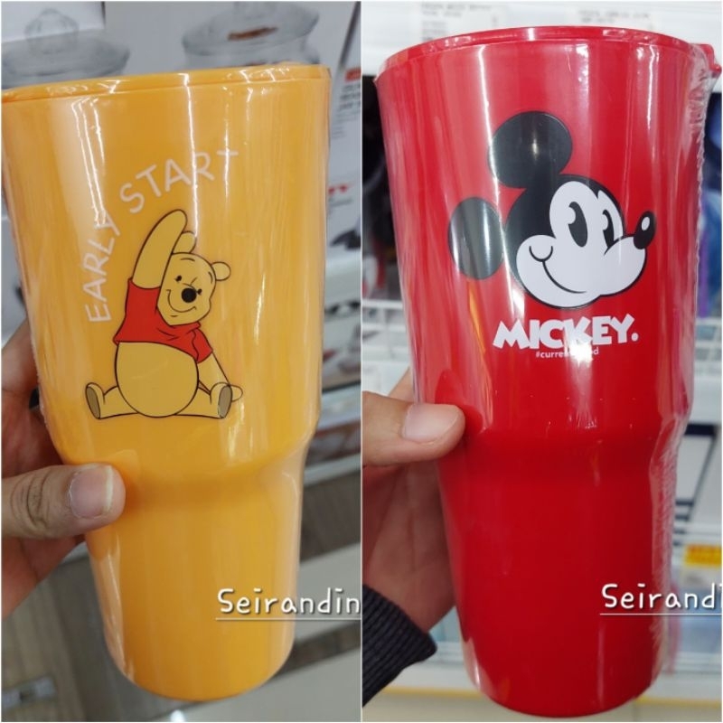 Botol Tumbler Tempat Air Minum Winnie The Pooh Mickey Mouse 800ml Kado Hadiah Unik Mr DIY