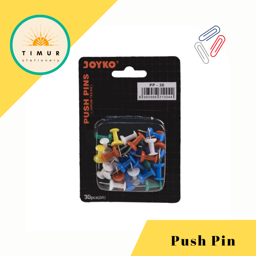 

Push Pin / Jarum Tekan / Paku Pin Joyko PP-30TR