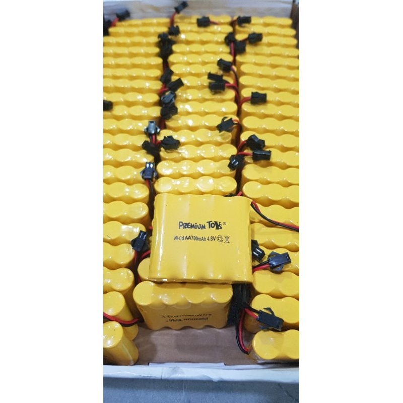 Batre cas mobil remot 4.8v 700Mah 800mAh rangkaian 4 baterai charger rc soket hitam battery remot co