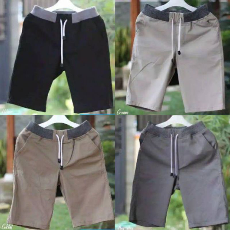 CELANA CHINOS PENDEK TERMURAH||CELANA PENDEK||CHINOS PENDEK RIP KOLOR||