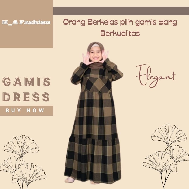 Gamis Abaya Long Dress Anak Remaja Baju Gamis  Anak Remaja