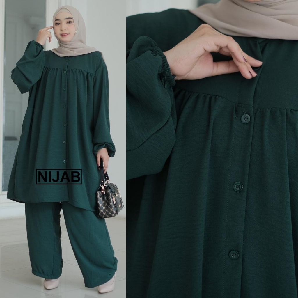 SETELAN PIYAMA JUMBO LD 140 FIT XXXXXL-5L / MOPANI ONESET WANITA REMPEL DADA / BESAR LEBAR DAN PANJA