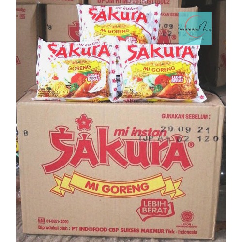 

Mie Goreng Sakura 1 Dus isi 40 Bungkus