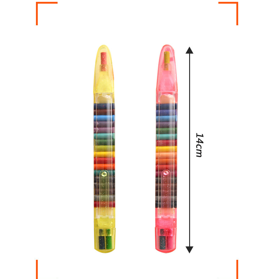 

Serba Murah XM - Crayon Pen Susun isi 20 Warna Krayon Set 20 Warna lucu