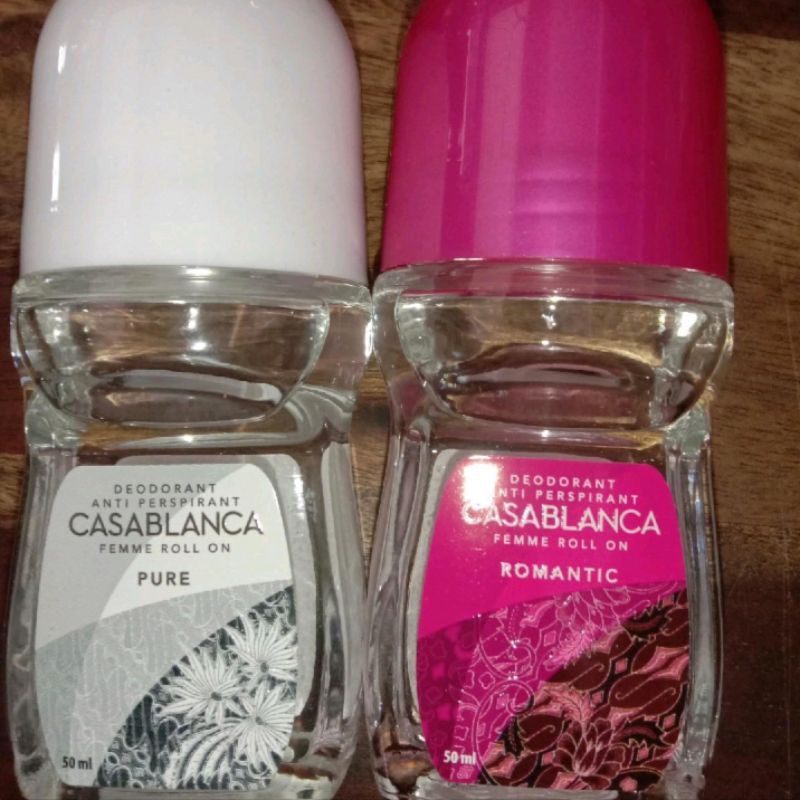Casablanca Deodorant Pure 50Ml, Casablanca Deodorant Romantic 50Ml, Casablanca Deodorant Ambitious 5