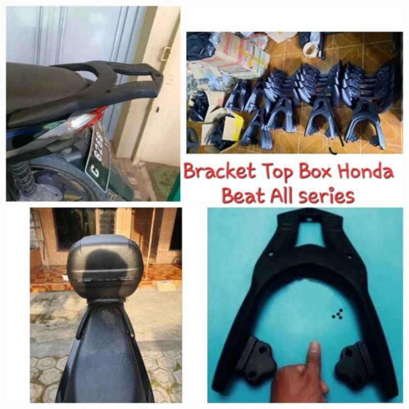 Bracket Box Beat Fi Street Beat deluxe breket Top Box Honda Beat Fi All tipe