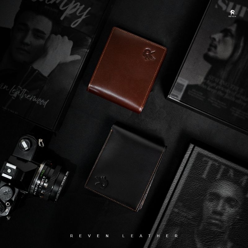 Dompet Lipat Pria Kulit Asli Reven Xavier Wallet