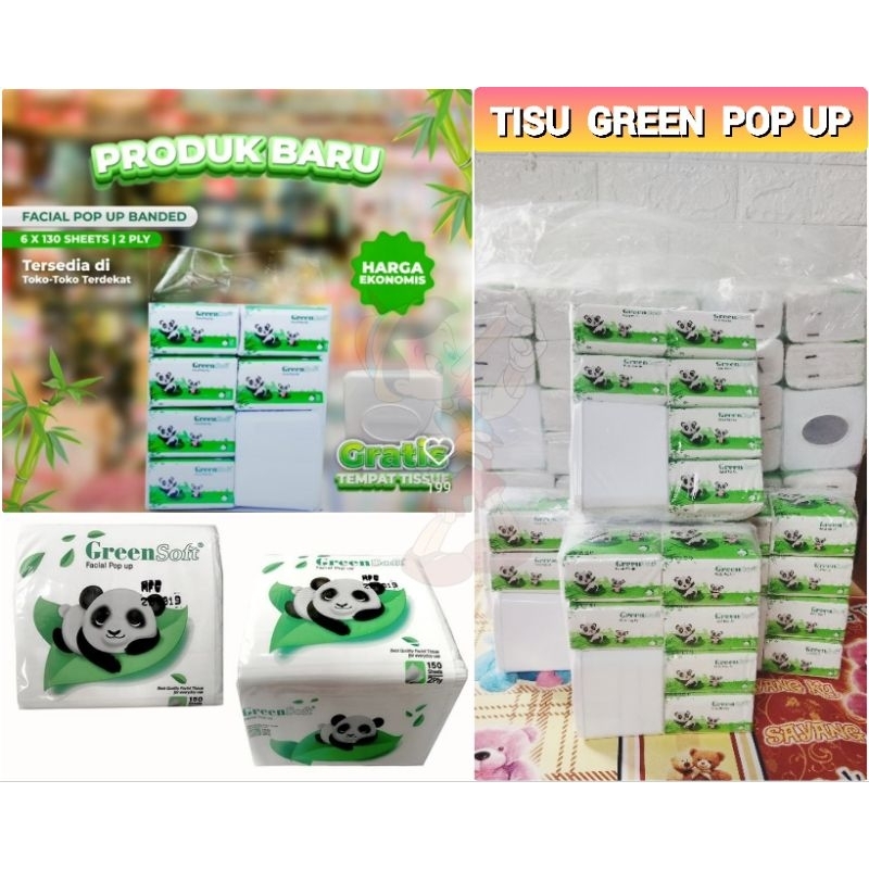 TISU GREEN POP UP SET