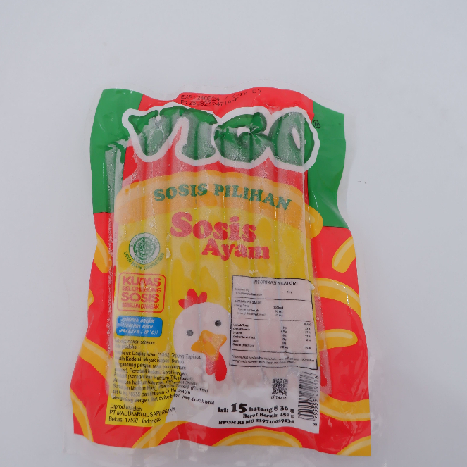 

Vigo Sosis Ayam 500 Gram