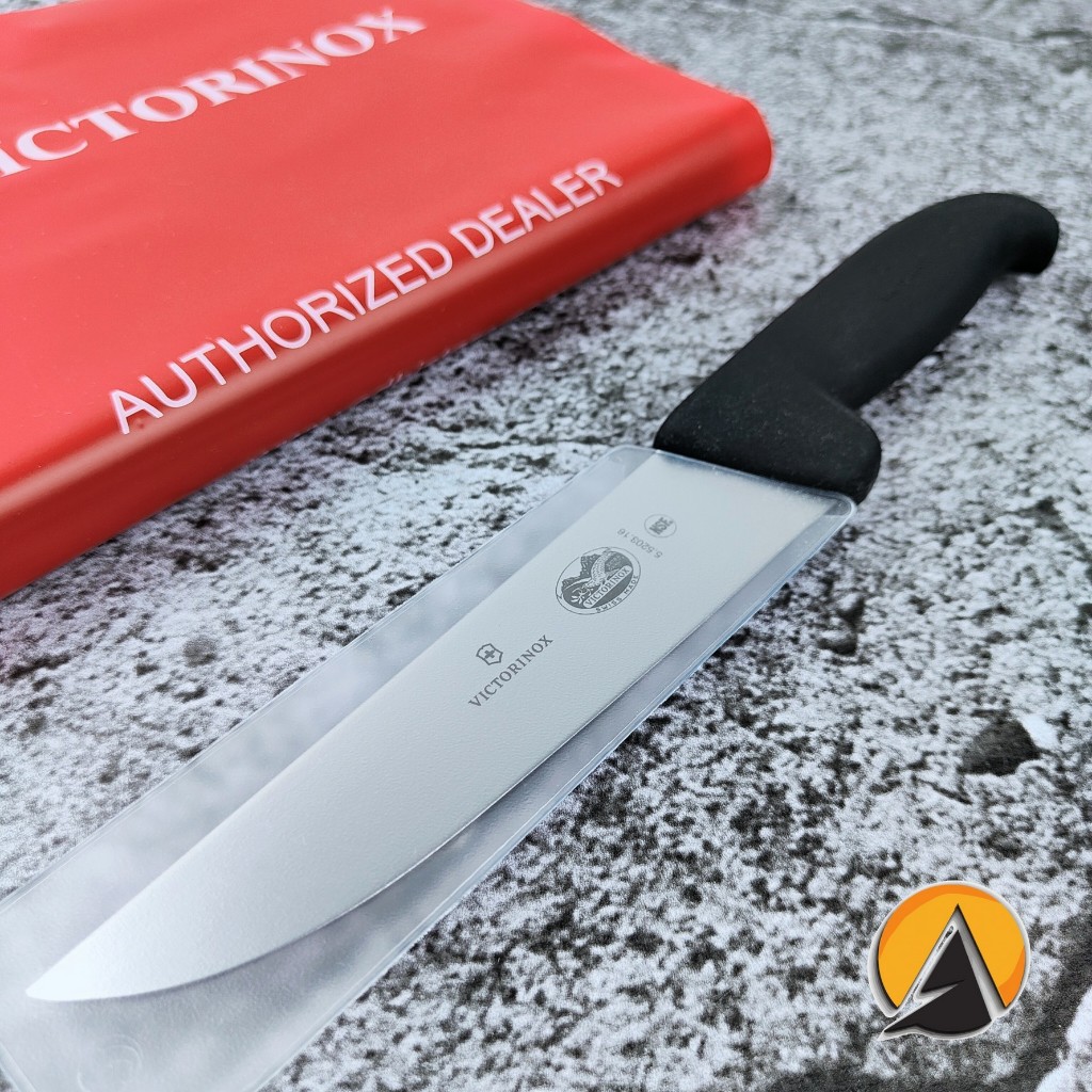 Butcher knife pisau sembelih victorinox straight 16 cm original swiss 5.5203.16