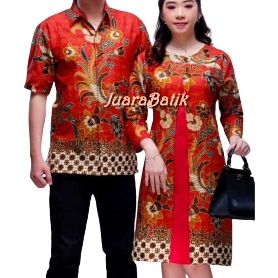 COUPLE DRESS JUMBO BATIK "SL5" COUPLE DRESS JUMBO DRESS BATIK BIG SIZE DRESS BESAR LD 130//COD