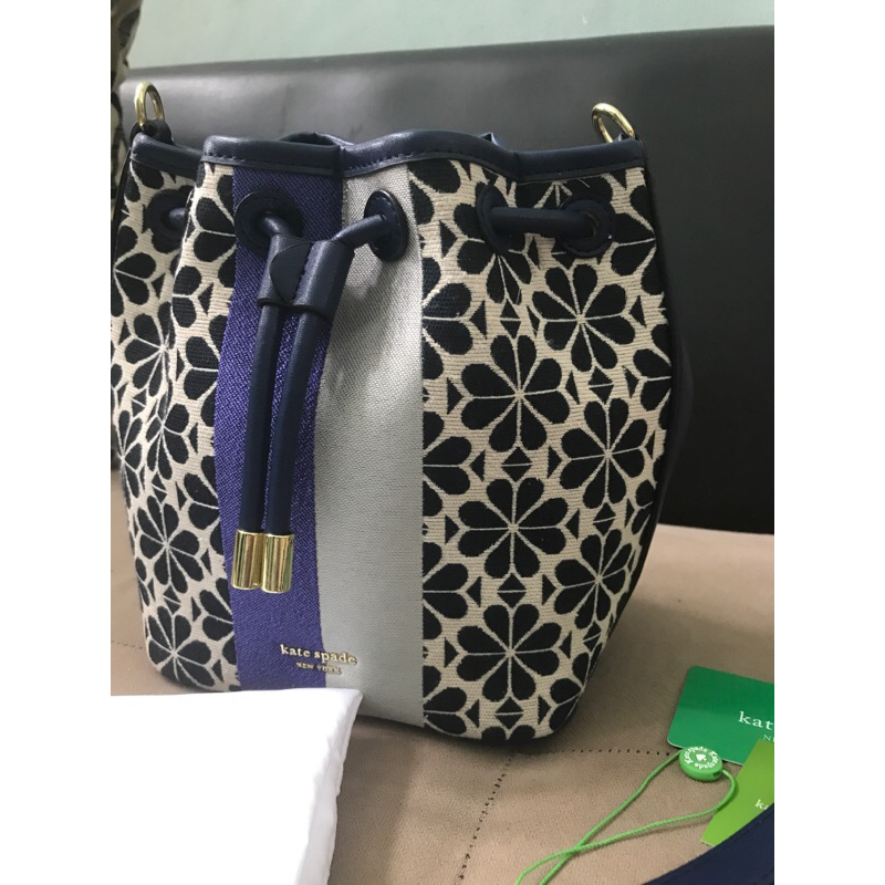 KS SERUT JACQUARD MIRROR NAVY / PRELOVED