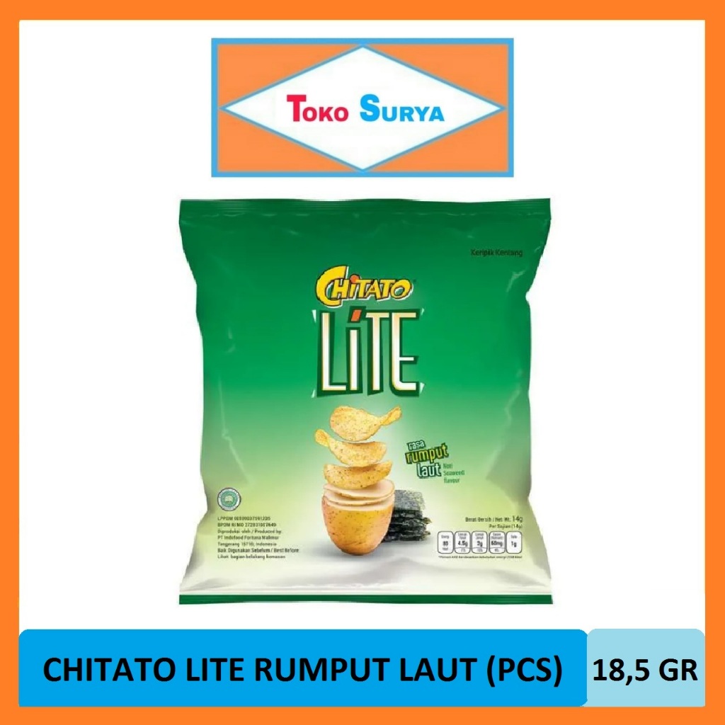 

Chitato Lite Rumput Laut Nori Seaweed Flavour 18.5 Gr