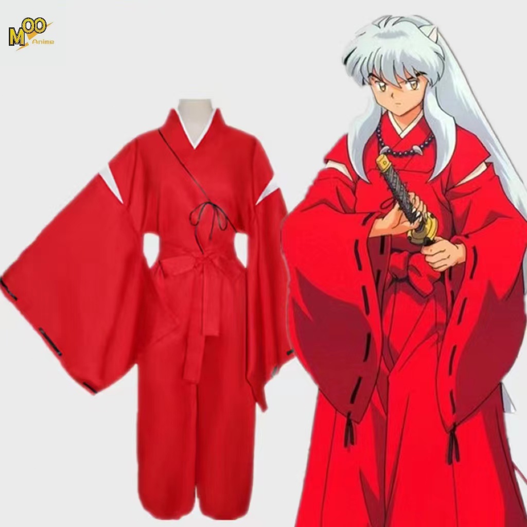 Anime Inuyasha cosplay Costume Inuyasha Cosplay Japanese Kimono Christmas Halloween costumes and Inu