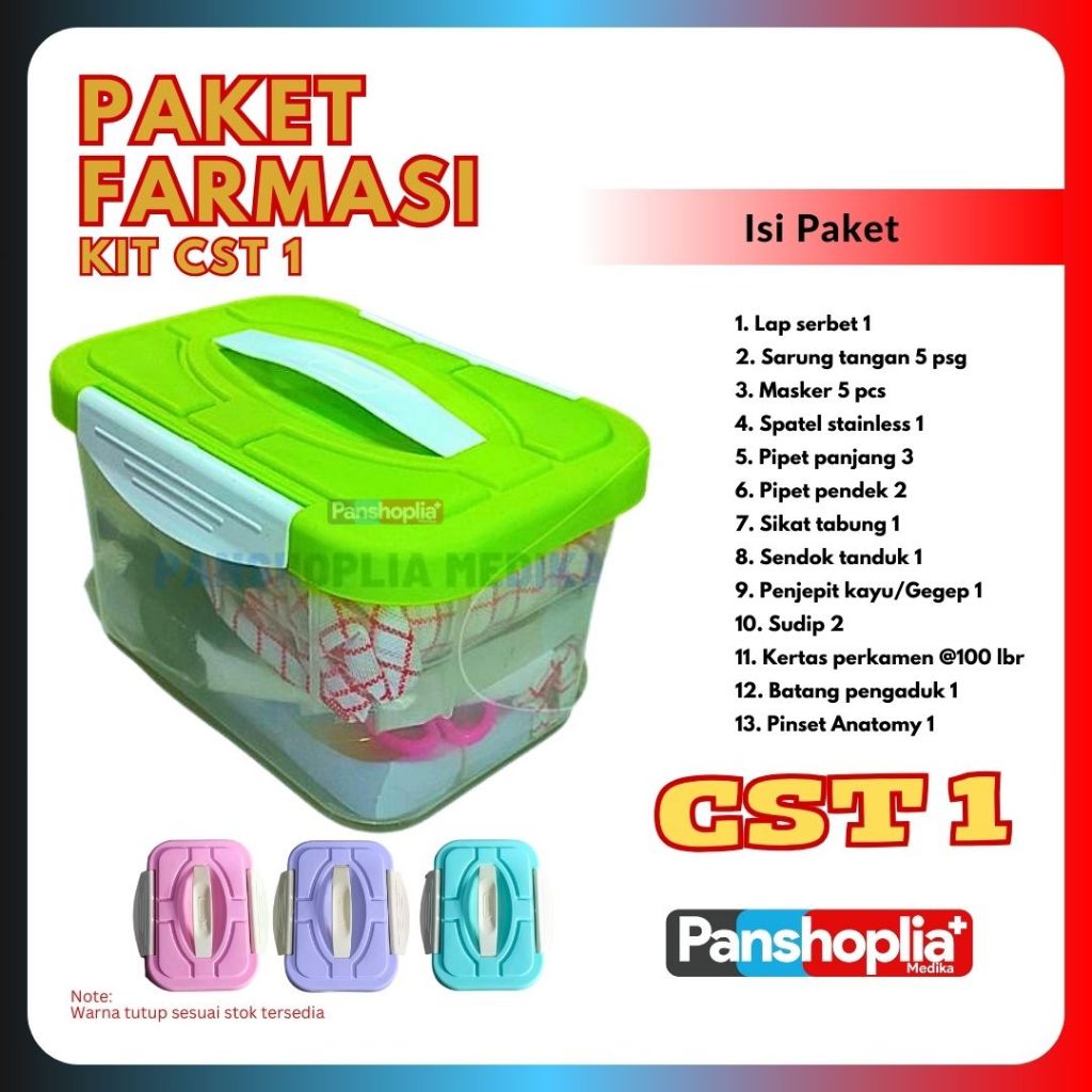 PAKET FARMASI KIT CST 1 | Alat Praktikum Farmasi | Toolkit Farmasi