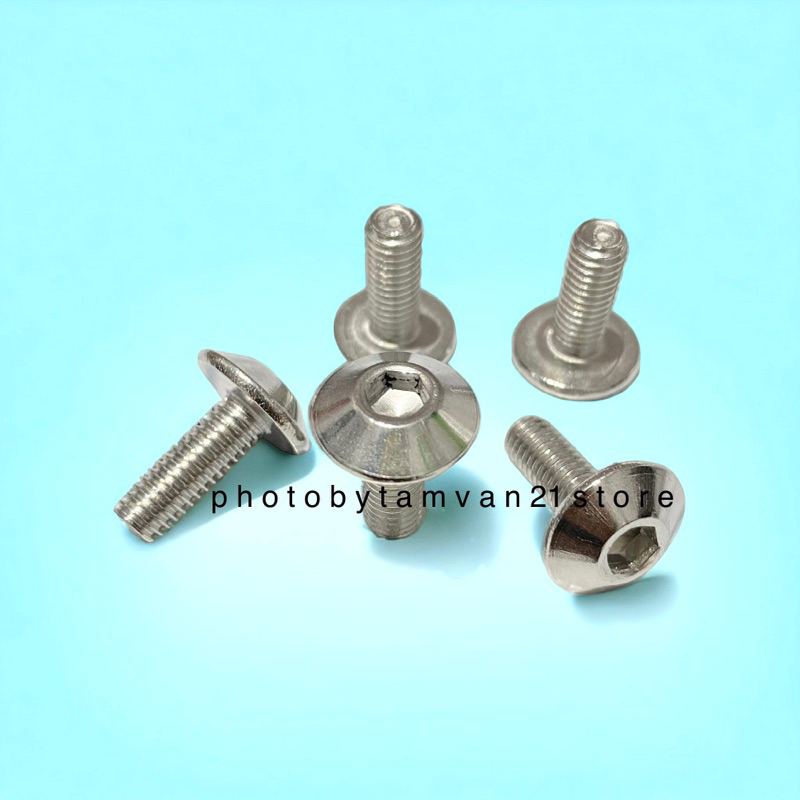 1 BUAH BAUT BODY MOTOR BAUT L M6x16 STAINLESS STEEL UMBRELLA HEAD