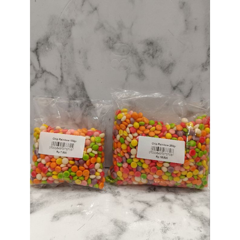 

Choco chip rainbows / warna