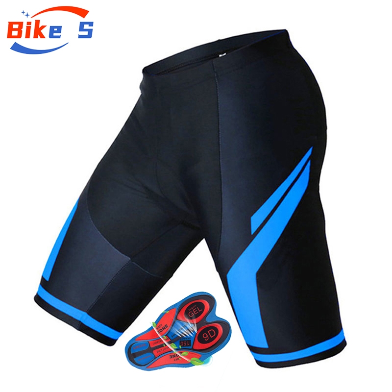 Celana Sepeda Padding Gel Ketat Pria Wanita 9D Gel Hitam