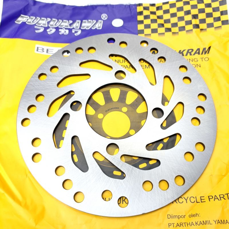 PIRINGAN CAKRAM DEPAN BEAT. BEAT FI SCOOPY SPACY VARIO 125 VARIO 150 OLD GENIO MERK FUKUKAWA