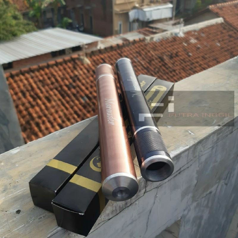 Peredam silencer senyap marauder knockdown od30 - Drat dalam "L4r4s OD:13'14'16'19'22" - warna anode