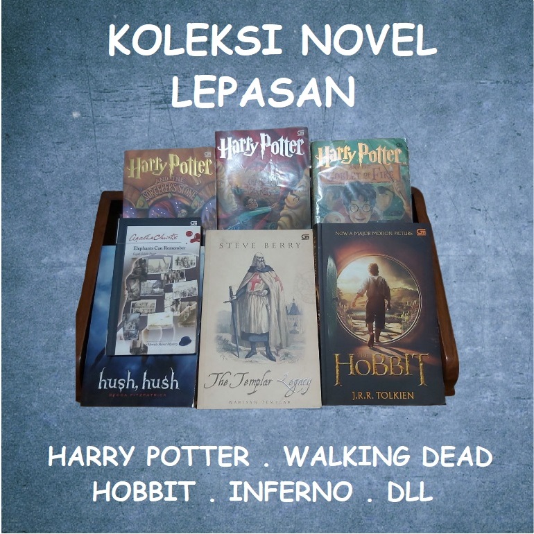 KOLEKSI NOVEL LEPASAN HARPOT 6 Half-Blood Prince / HOBBIT / Snow White / The 5th Wave / The Walking 