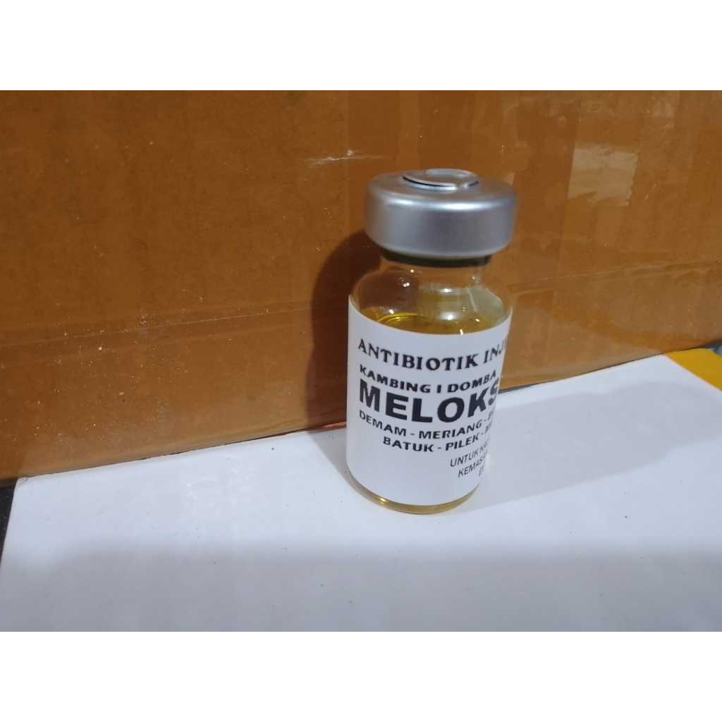 MELOKSY antibiotik Injeksi AMPUH untuk ayam, kambing domba...