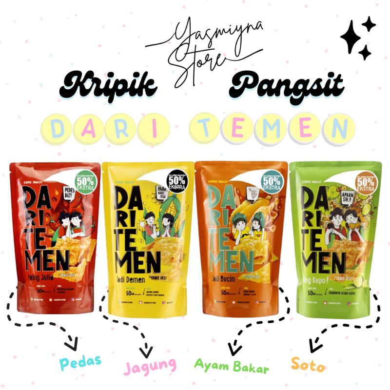 

KRIPIK PANGSIT DARI TEMEN JADI DEMEN (ECER)