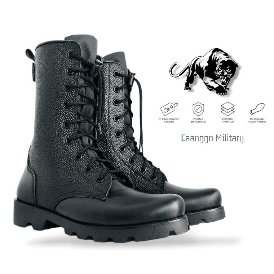 Sepatu PDL TNI AD Full Kulit | Sepatu PDL TNI POLRI | Sepatu PDL Pria