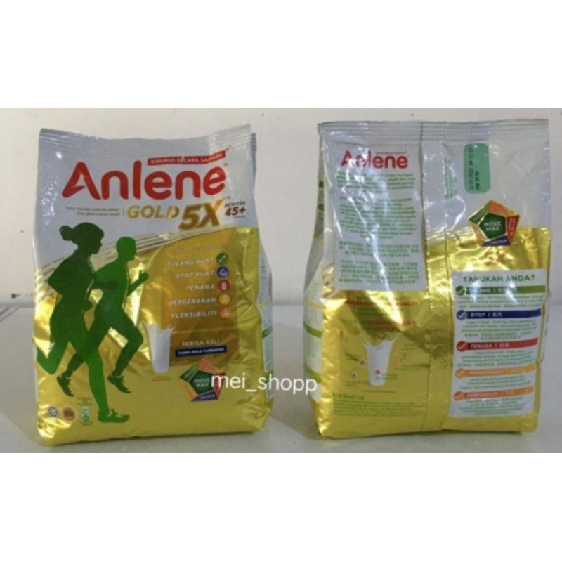 

SUSU ANLENE GOLD+45 MALAYSIA 1.1 KG PROTEIN TINGGI TANPA GULA