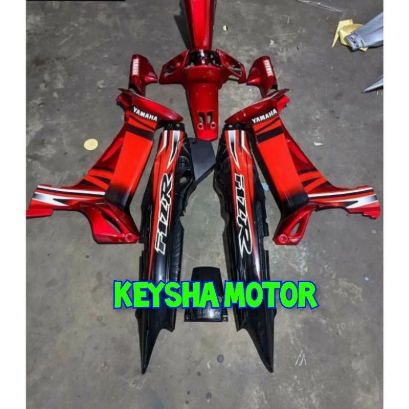 FULL BODY HALUS YAMAHA FIZ R FIZR HITAM MERAH MARUN