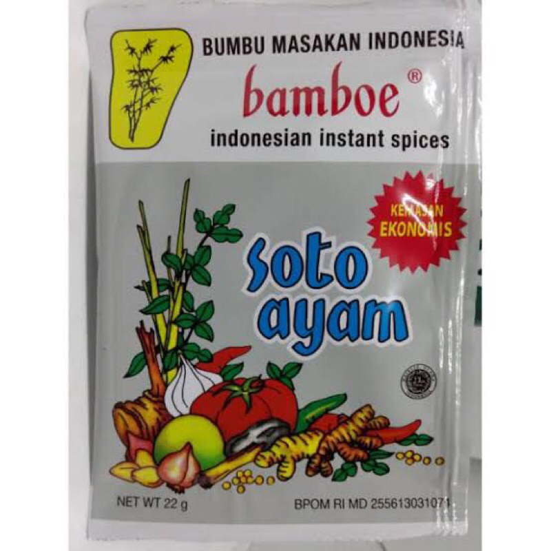 

Bumbu Bamboe Soto Ayam Sachet 22gr