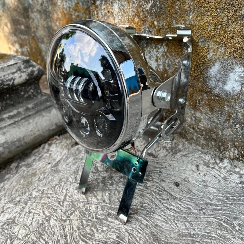 lampu ninja r s ss set tralis kupingan ninja original  batok lampu ninja & tralis / batok lampu set 