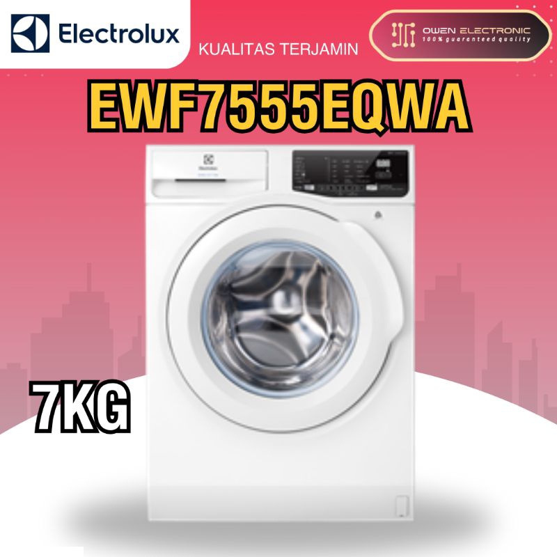 MESIN CUCI ELECTROLUX 7,5KG EWF7555EQWA / FRONT LOADING ELECTROLUX