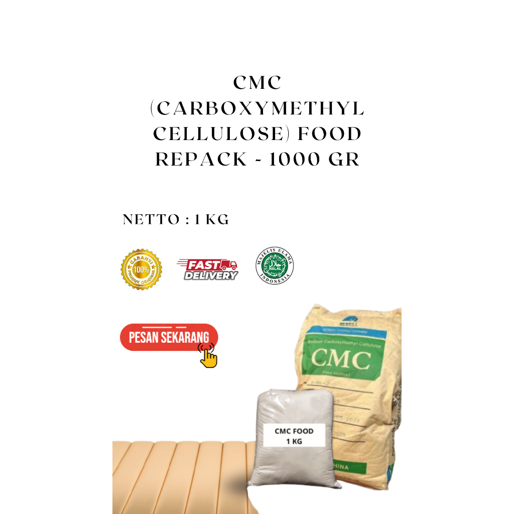 

CMC (Carboxymethyl Cellulose) FOOD GRADE